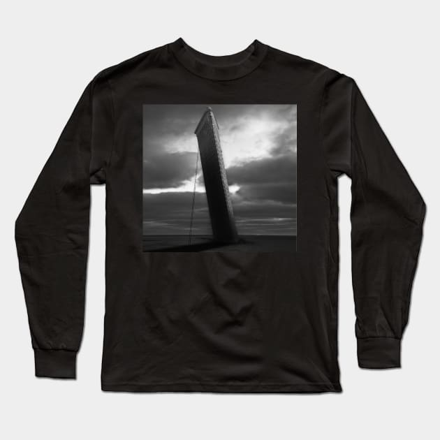 THE LEANING TOWER OF FLATIRON Long Sleeve T-Shirt by Larry Butterworth